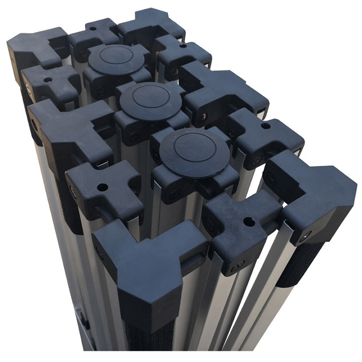 saliekamā dārza lapene 3x6