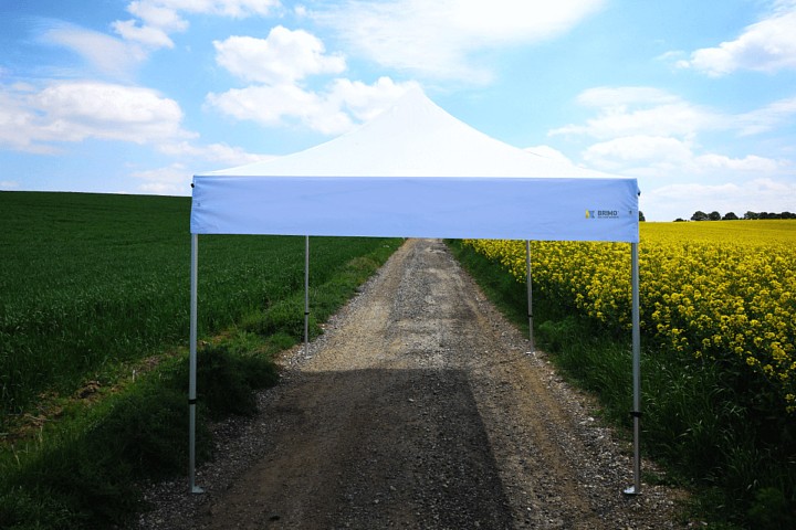 šķērveida teltis 3x6