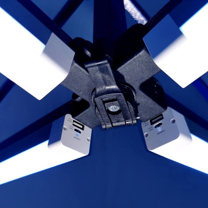 cathlon telts apgaismojums