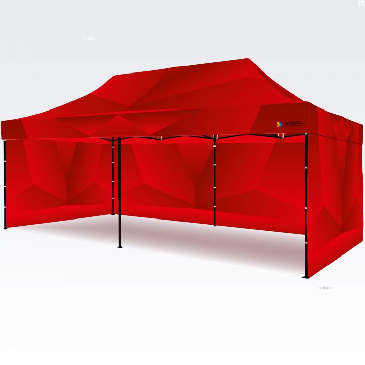 Ūdensizturīga saliekama telts ar aizsardzību pret sauli un lietu