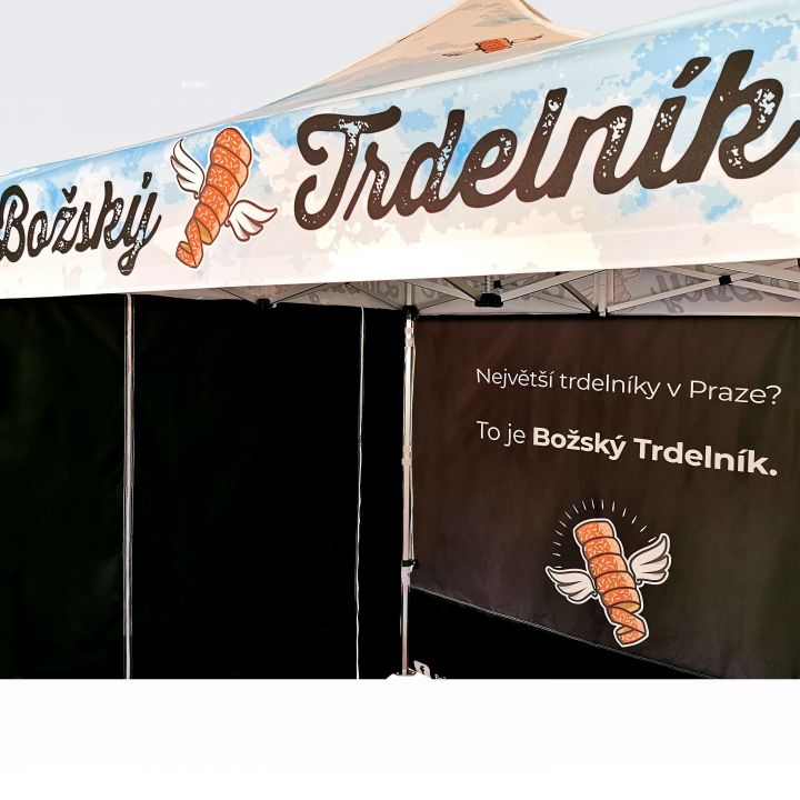 Ūdensizturīga saliekama telts āra pasākumiem ar aizsardzību pret lietus