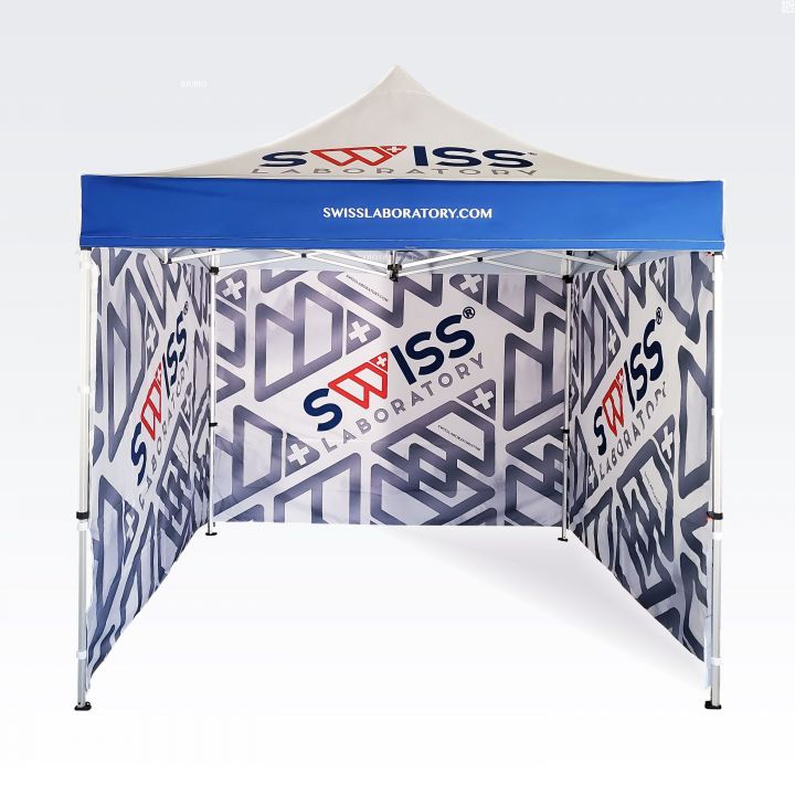 Ūdensizturīga saliekamā telts ar integrētu apgaismojumu