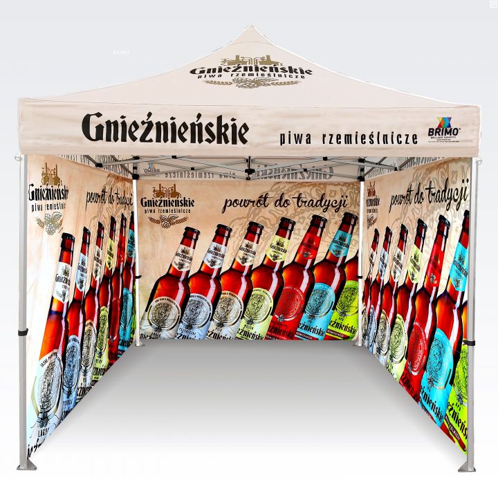 Ūdensizturīga saliekama telts āra mārketinga pasākumiem