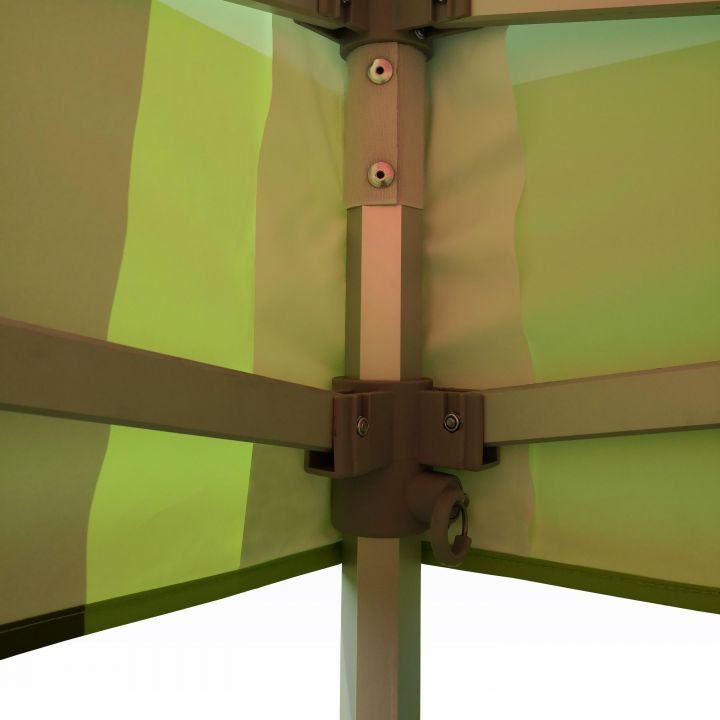 Ūdensizturīga saliekama telts sporta pasākumiem ar aizsardzību pret vēju