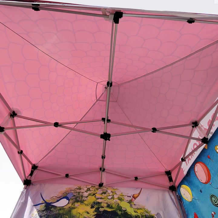 Ūdensizturīga saliekama telts ar aizsardzību pret UV starojumu un lietus