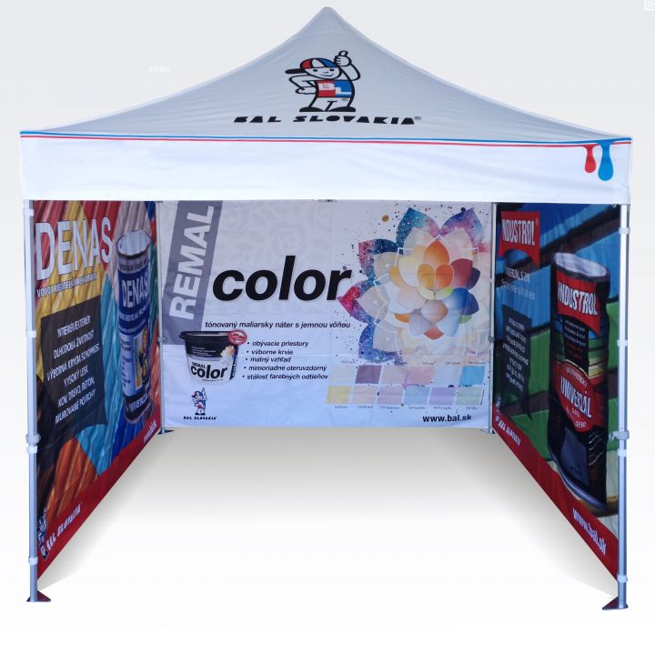 Ūdensizturīga saliekama telts reklāmas pasākumiem ar lietus aizsardzību