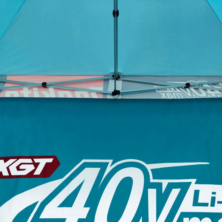 Ūdensizturīga saliekama telts sporta pasākumiem ar aizsardzību pret vēju