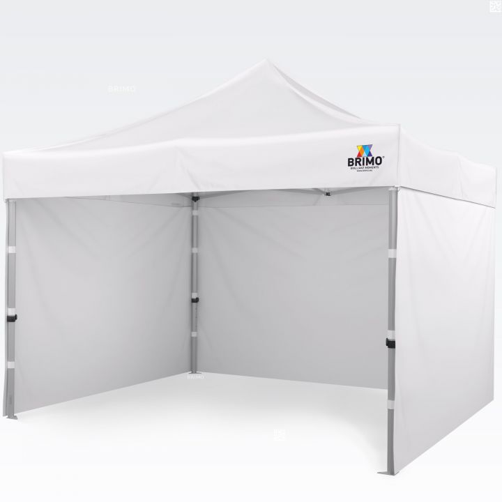 Reklāmas pasākumu telts ar korporatīvo dizainu