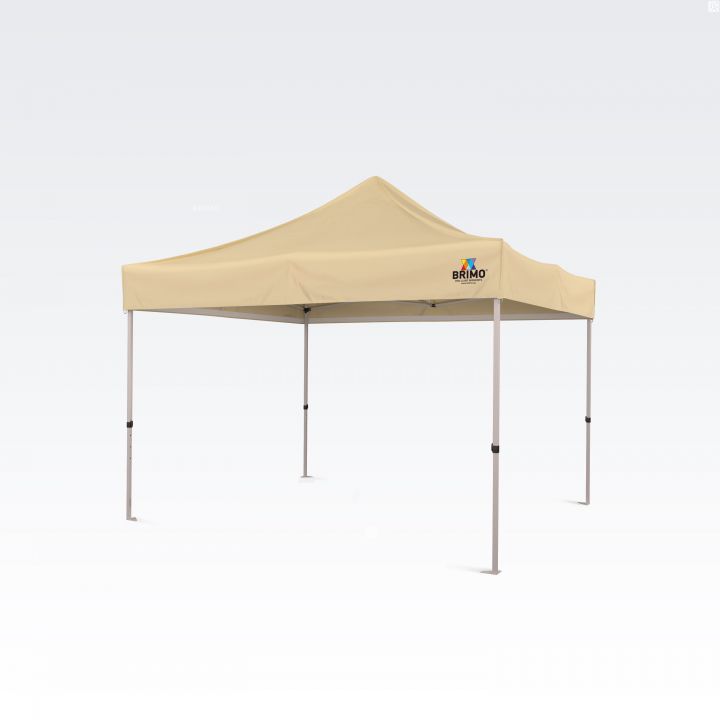 Saliekama telts tirgum ar izturīgu jumtu