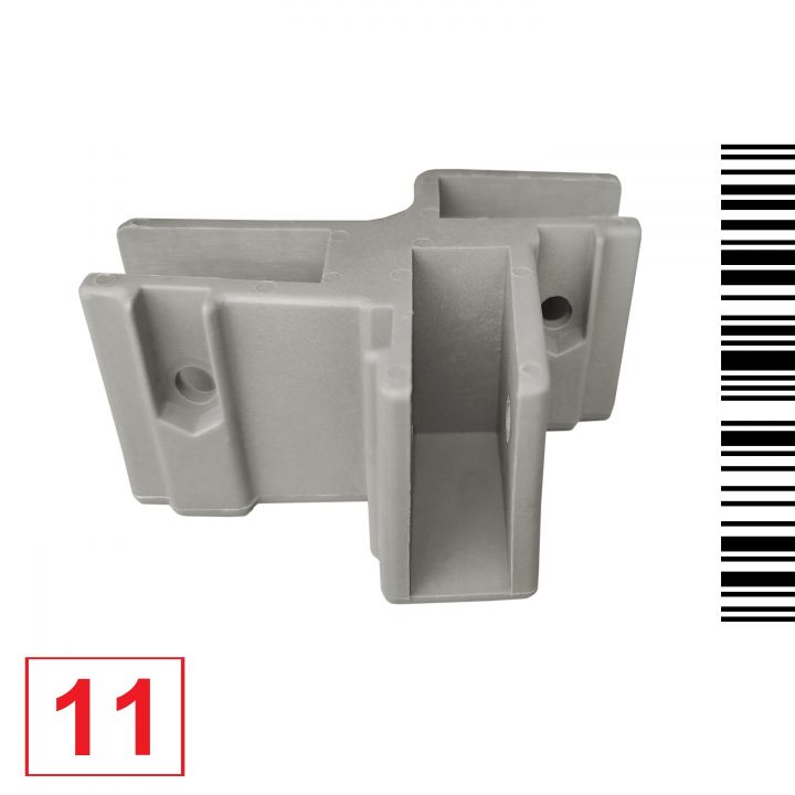 Saliekama tirgus telts ar sānu sienām