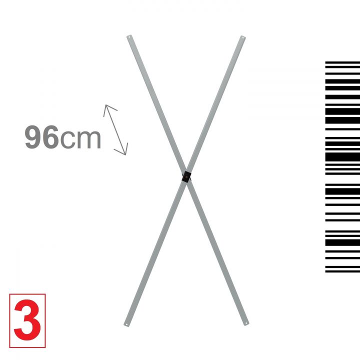 Saliekama telts ar tirgus stendiem piemērotu konstrukciju